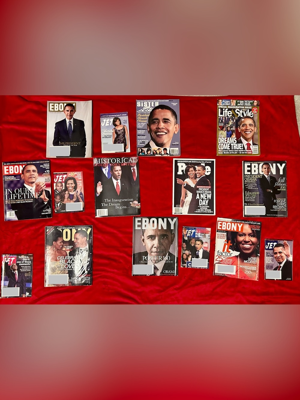 Lot of (17) Barack & Michelle Obama magazines. Years 2008-2011